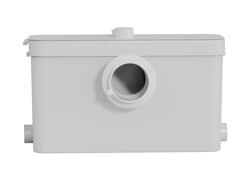 HOMAC550-1 Macerator Sanitary Pump with powerful stainless steel cutting blades for efficient wastewater disposal